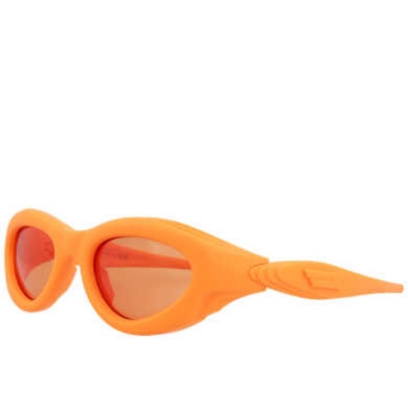 NEW BOTTEGA VENETA UNISEX ORANGE BB1162S 004 SUNGLASSES - Picture 3 of 6